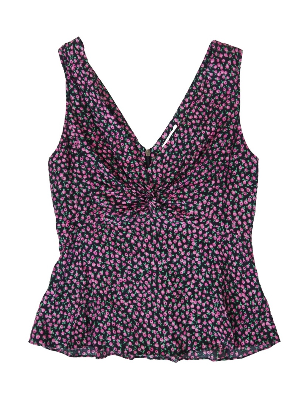 Rebecca Taylor Floral Peplum Top